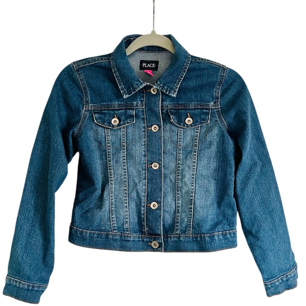 The Children's Place Big Girls large 10/12 Jean Jacket